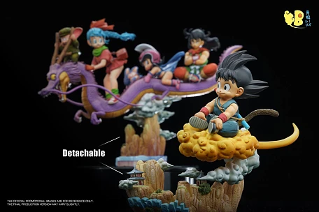 Фигурка Son Goku, Bulma, Oolong, Puar, Chichi, Yamcha, Shenron от DB Studio