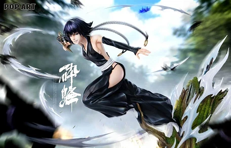 Фигурка Yoruichi Shihouin, Soi Fon от POP.ART Studio Версия A