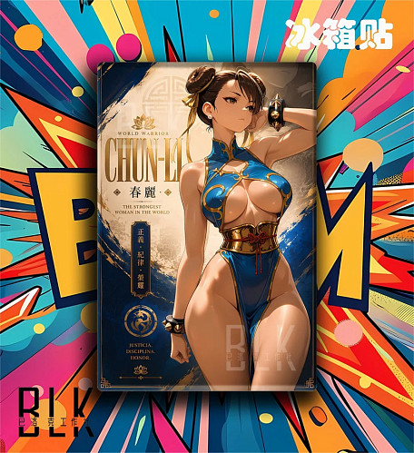 Фигурка Chun-Li от BLK Studio Акриловый магнит