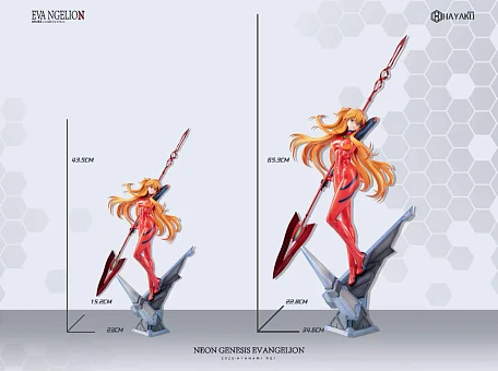 Фигурка Asuka Langley Soryu, Ayanami Rei от Hayaku Studio Asuka  1/4