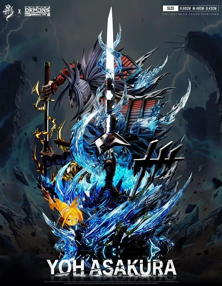 Фигурка Yoh Asakura, Amidamaru от LueYing Studio, DEMONS Studio