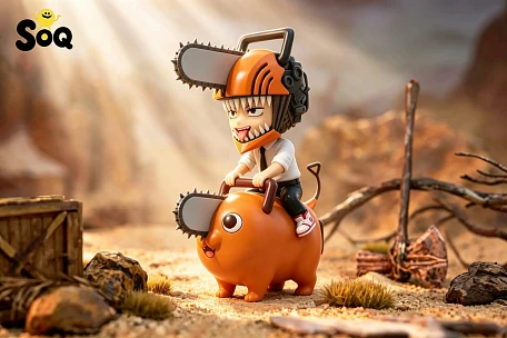Фигурка Pochita, Denji от SOQ Studio