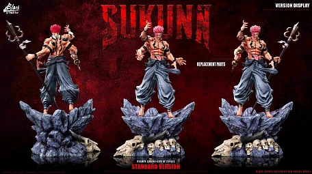 Фигурка Ryomen Sukuna от Black Studio Версия с обычной базой