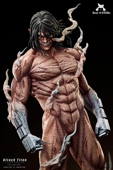 Фигурка Armored Titan (Reiner Braun), Attack Titan (Eren Jaeger) от BK Studio
