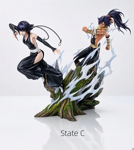 Фигурка Yoruichi Shihouin, Soi Fon от POP.ART Studio Версия C