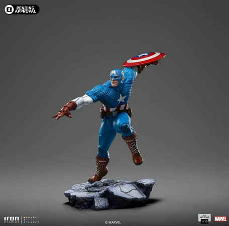 Фигурка Captain America от Iron Studios Версия B