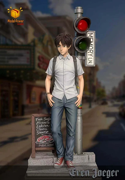 Фигурка Armin Arlert, Eren Yeager от Model Power Studio Набор "Эрен + Армин"