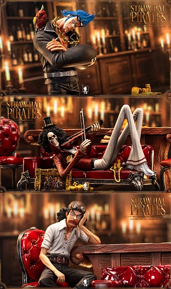 Фигурка Chopper, Monkey D. Luffy, Nami, Roronoa Zoro, Nico Robin, Brook, Usopp, Sanji Vinsmoke, Franky от Big Feeler Studio