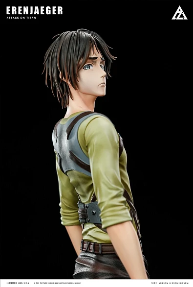 Фигурка Eren Jaeger от AZ Studio Версия E: персонаж с двумя головами (игра + взгляд назад)