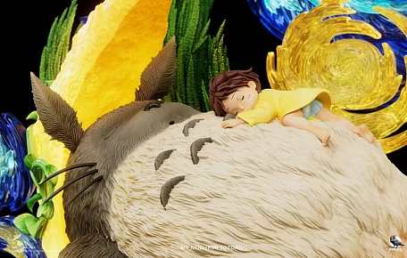 Фигурка Totoro, Satsuki Kusakabe, Mei Kusakabe от Raven Studio