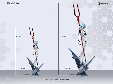 Фигурка Asuka Langley Soryu, Ayanami Rei от Hayaku Studio Ayanami Rei 1/4