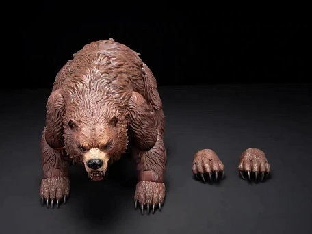Фигурка Rexxar, Misha the Bear от HERO TOYS Медведица Миша
