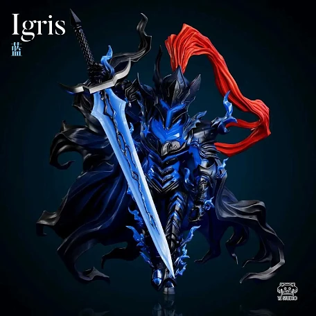 Фигурка Igris от YZ Studio Версия в синем