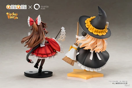 Фигурка Hakurei Reimu, Kirisame Marisa от AmiAmi, Inverse Studio Двойная версия