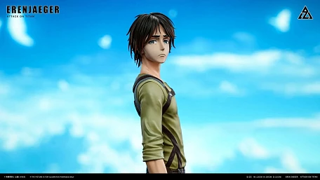 Фигурка Eren Jaeger от AZ Studio Версия E: персонаж с двумя головами (игра + взгляд назад)