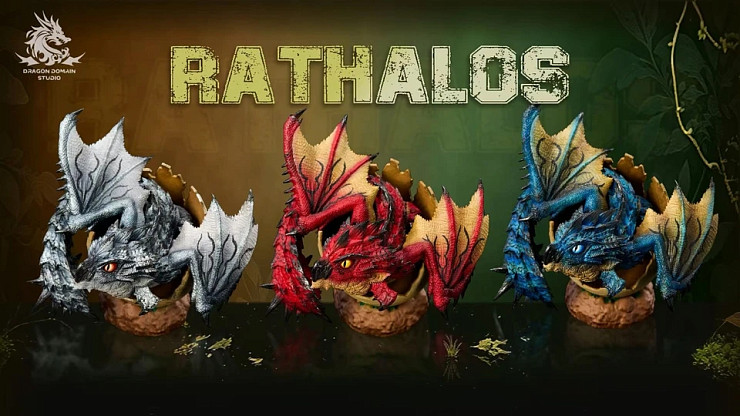Фигурка Rathalos, Rathian от Dragon Realm Studio Огненный Раталос