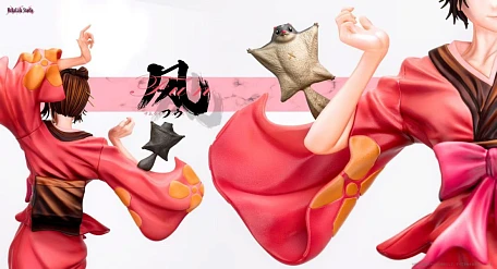 Фигурка Mugen, Jin, Fuu Kasumi от Mahakala Studio Набор из трёх персонажей