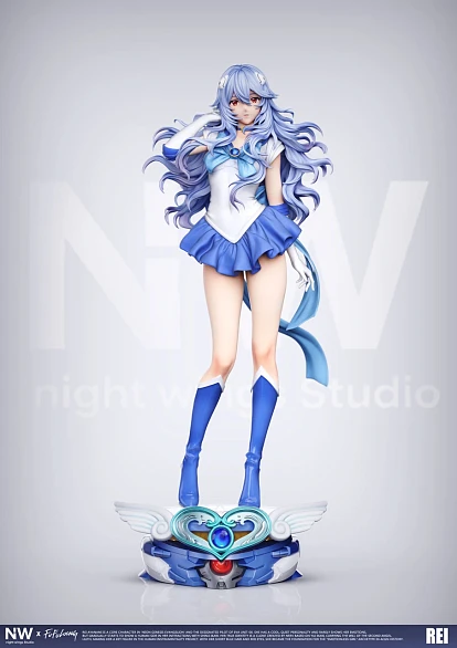 Фигурка Rei Ayanami, Asuka Langley Soryu от Night Wing Studio 1/6 Рей с длинными волосами