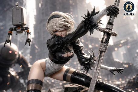 Фигурка 2B от Star Origin Studio Версия в масштабе 1/4
