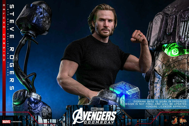 Фигурка Steve Rogers от Hot Toys Делюкс версия