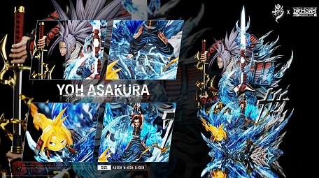 Фигурка Yoh Asakura, Amidamaru от LueYing Studio, DEMONS Studio