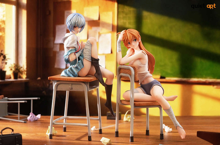 Ayanami Rei, Asuka Langley Souryuu от Quiet Art Studio