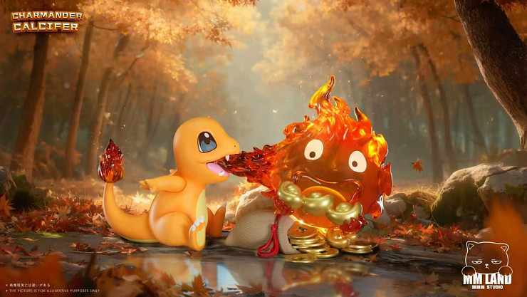 Calcifer, Charmander от MMLAND Studio