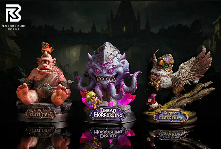 Фигурка Gryphon Hatchling, Dread Horrorling, Gorian Butcher от BR Studio