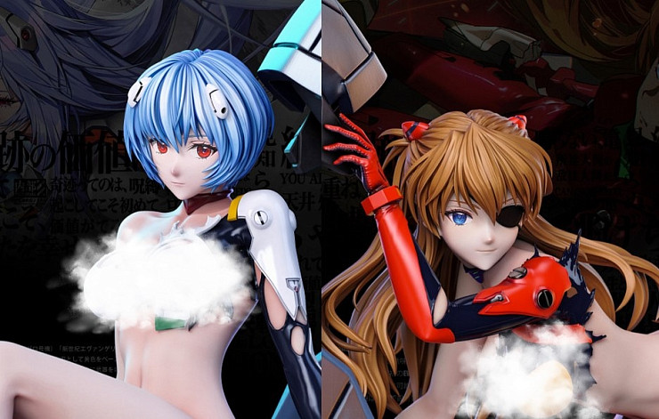 Soryu Asuka Langley, Ayanami Rei от Pink Lady Studio