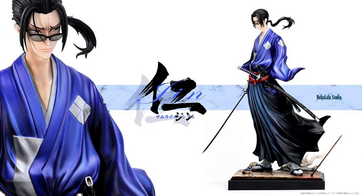 Фигурка Mugen, Jin, Fuu Kasumi от Mahakala Studio Набор с Мугэном и Касуми