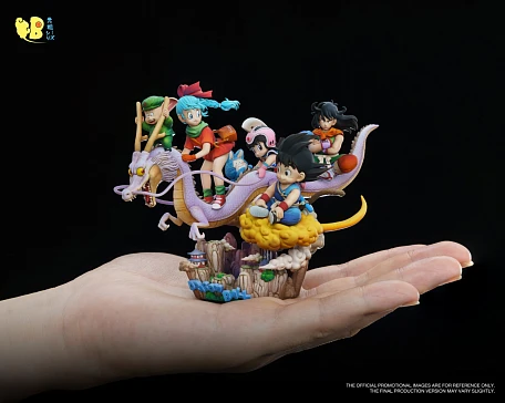 Фигурка Son Goku, Bulma, Oolong, Puar, Chichi, Yamcha, Shenron от DB Studio