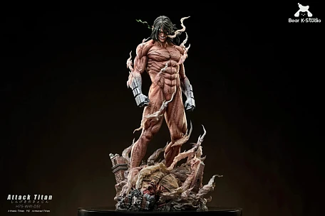 Фигурка Armored Titan (Reiner Braun), Attack Titan (Eren Jaeger) от BK Studio