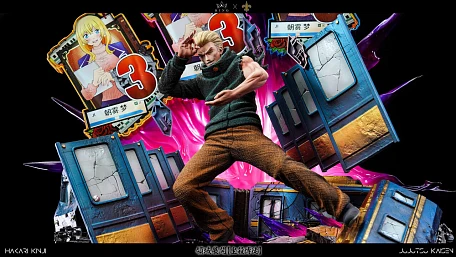 Фигурка Kinji Hakari от King Studio, Model Saints Studio Версия D: в обычной одежде на простой подставке