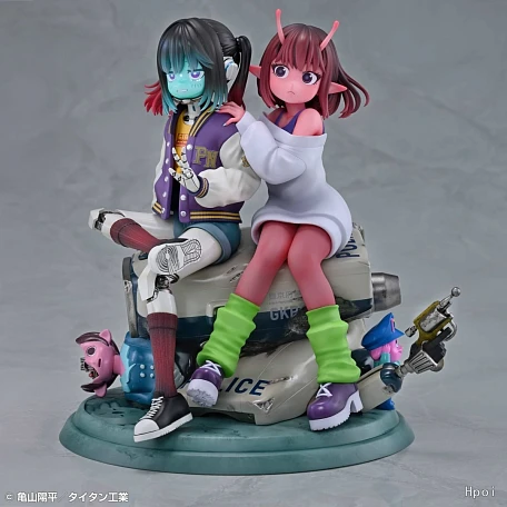 Фигурка Chiharu Kujo, Makina Kurusu от MEDICOS-E