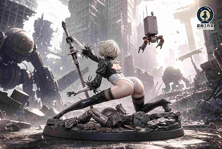Фигурка 2B от Star Origin Studio Версия в масштабе 1/4
