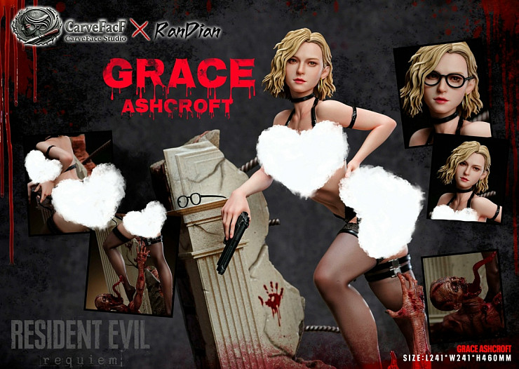 Фигурка Grace Ashcroft от RanDian Studio, CarveFacF Studio