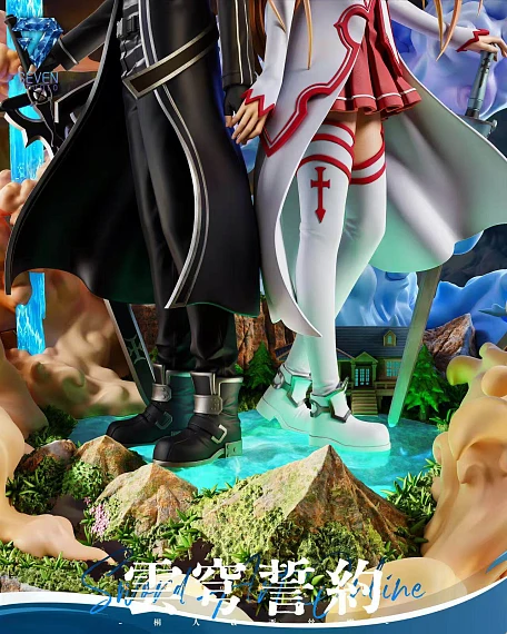Фигурка Kirito (Kirigaya Kazuto), Asuna от Seven Studio