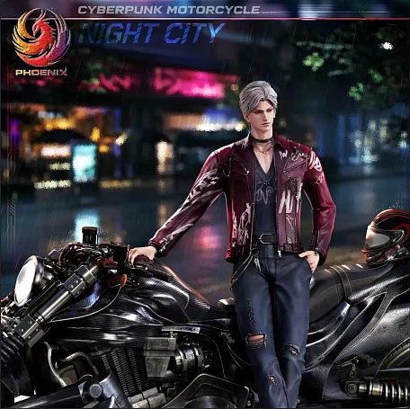 Фигурка Sylus от Phoenix Studio Sylus + Мотоцикл