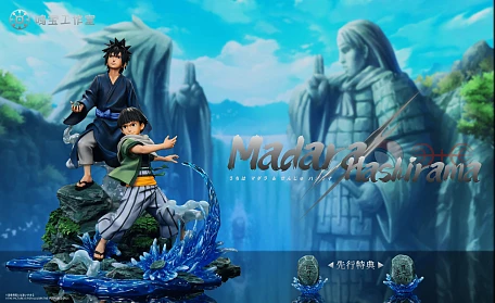 Фигурка Madara Uchiha, Senju Hashirama от Ming Bao Studio Комплект с большой базой (套装)