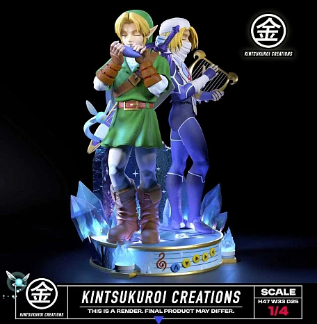 Фигурка Link, Sheik от Kintsukuroi Creations