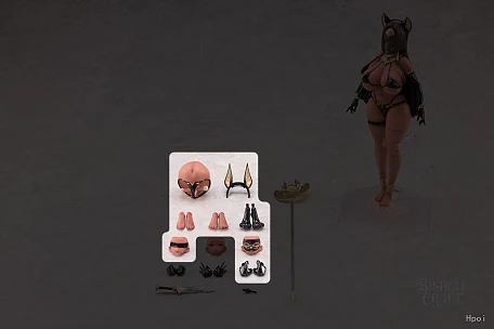 Фигурка Egyptian Goddess от Bishoucraft Набор аксессуаров