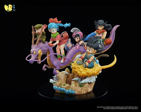 Фигурка Son Goku, Bulma, Oolong, Puar, Chichi, Yamcha, Shenron от DB Studio