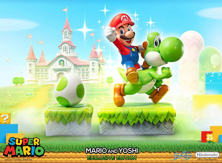 Mario, Yoshi от First 4 Figures