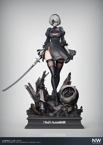 Фигурка 2B от Night Wing Studio Делюкс версия (1/6)