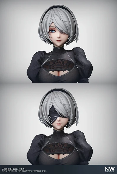 Фигурка 2B от Night Wing Studio Делюкс версия (1/6)