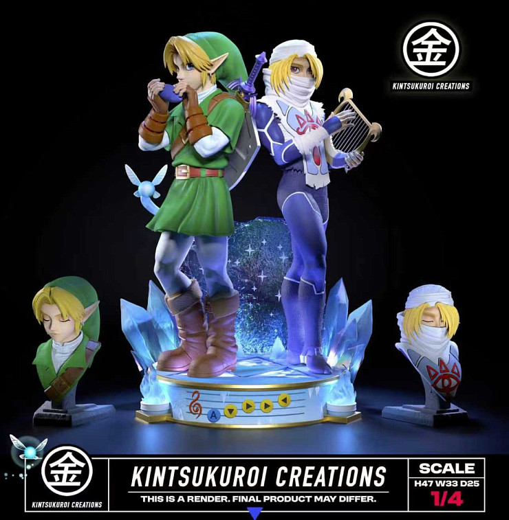 Фигурка Link, Sheik от Kintsukuroi Creations