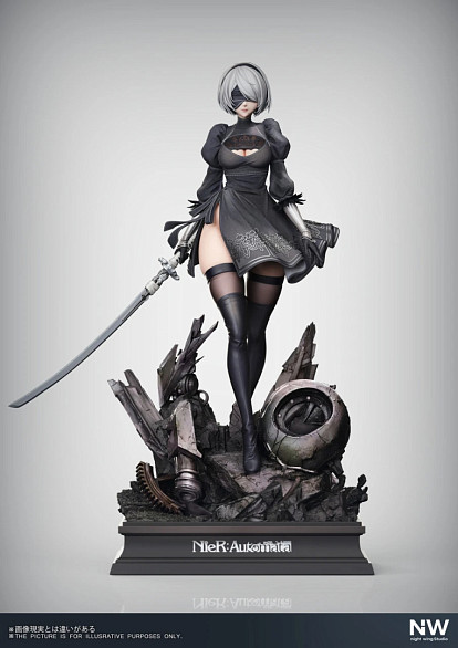 Фигурка 2B от Night Wing Studio Обычная версия (1/4)
