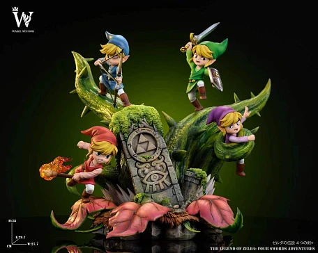 Фигурка Blue Link, Green Link, Red Link, Purple Link от Wake Studio