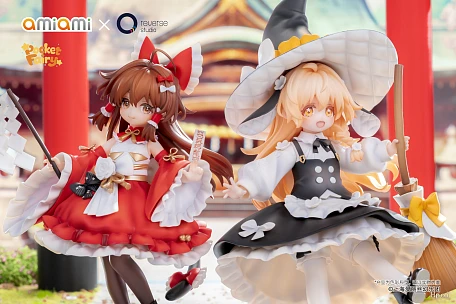 Фигурка Hakurei Reimu, Kirisame Marisa от AmiAmi, Inverse Studio Двойная версия