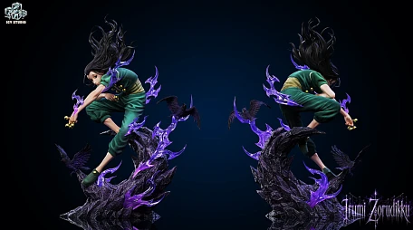 Фигурка Killua Zoldyck, Illumi Zoldyck, Hisoka Morou от ICY Studio Сет из трёх